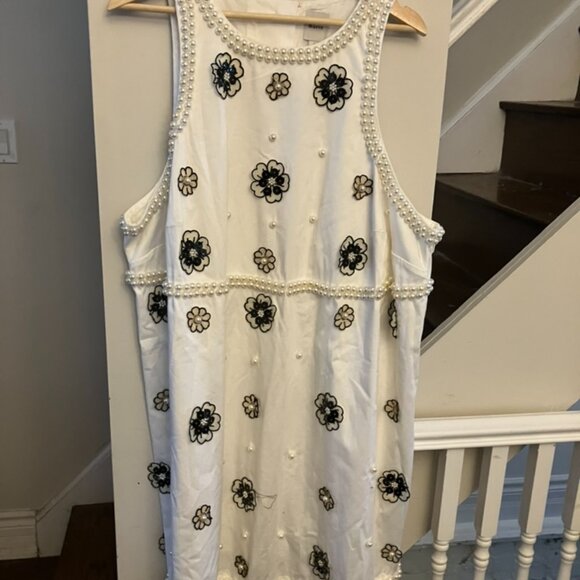 Embellished Anthropologie Plus Size Dress - Picture 4 of 11